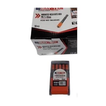 Bay-Tec MU2040 Mıknatıs Uçlu PH2x65 mm Bits Ucu