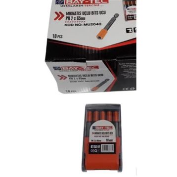Bay-Tec MU2040 Mıknatıs Uçlu PH2x65 mm Bits Ucu
