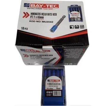 Bay-Tec MU2046 Mıknatıs Uçlu PH2x65 mm Bits Ucu