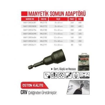 Bay-Tec MU2180 10x45 mm Manyetik Somun Adaptörü