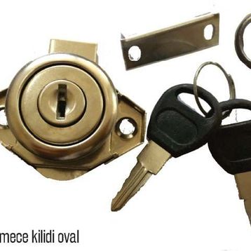 Bay-Tec Oval Çekmece Kilidi