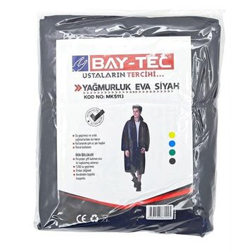 Bay-Tec Siyah Eva Yağmurluk