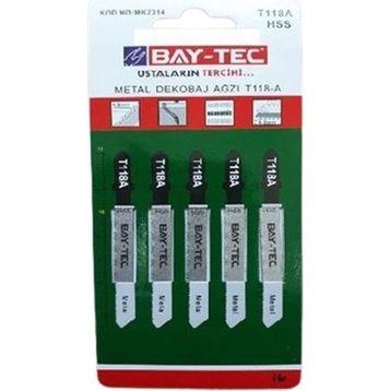 Bay-Tec T118-A 5'li Demir Dekupaj Ağzı