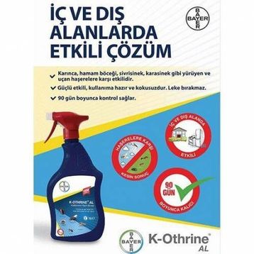 Bayer K-Othrine AL 1 lt Genel Haşere Öldürücü