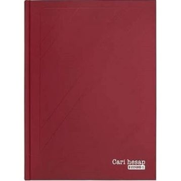 Bayındır 36.04.027.039 20x28 cm 180 Yaprak Dik Cari Hesap Defteri