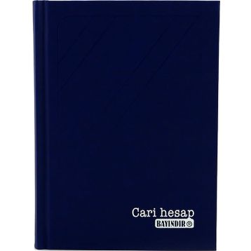 Bayındır 36.04.027.047 12x17 cm 160 Yaprak Cari Hesap Defteri