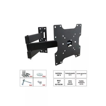 Bayırtech Quax Q32GZT4500UTR 32 inç Uydu Alıcılı Hd LED Tv Hareketli Askı Aparatı