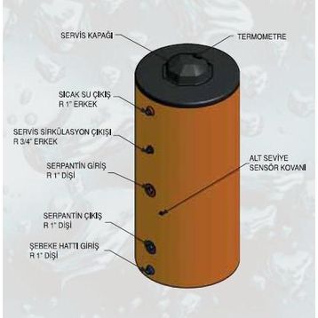 Baymak 120 Lt Aqua Termoboyler