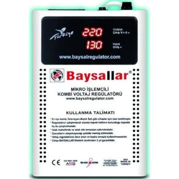 Baysallar Mikro İşlemcili Kombi 1000VA Voltaj Regülatörü