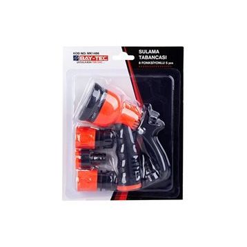 Baytec MK1486 8 Fonksiyonlu 5 Parça Sulama Tabancası