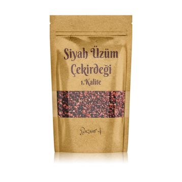BAZAAR 4 1 kg Siyah Üzüm Çekirdeği