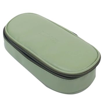 Bback 327 Hazneli Oval Suni Deri Zeytin Yeşili Kalemlik
