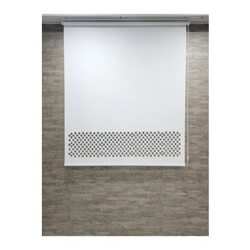 BBB ML100 Desenli Lazer Kesim Kalın Kumaşlı Beyaz 90 x 260 cm Stor Perde