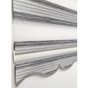 BBB MS1409 Kalın Kumaşlı Mat Gri 160x200 cm Stor Perde