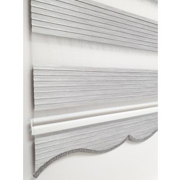 BBB MS1409 Kalın Kumaşlı Mat Gri 90x260 cm Stor Perde