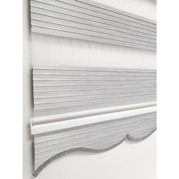 BBB MS1409 Kalın Kumaşlı Mat Gri 90x260 cm Stor Perde
