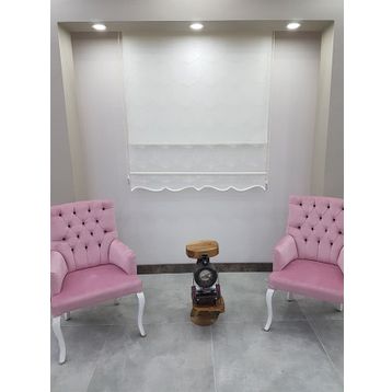 Bbb MT3048 Çift Mekanizmalı Bulut Desenli 140x200 cm Tül Stor Perde