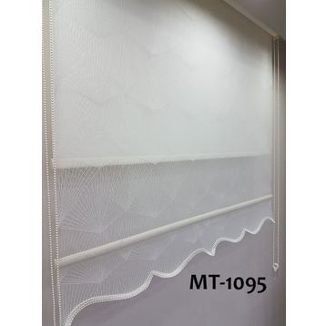 Bbb MT3048 Çift Mekanizmalı Bulut Desenli 140x200 cm Tül Stor Perde