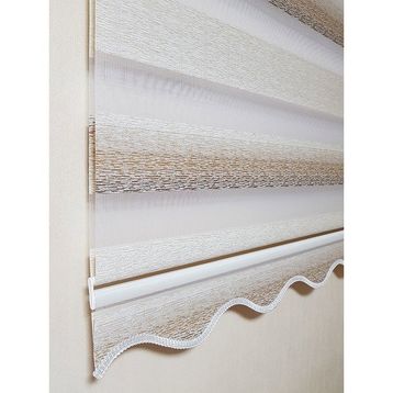 BBB MZ280 Pliseli Simli Renk Geçişli Modern Zebra 120x200 cm Stor Perde