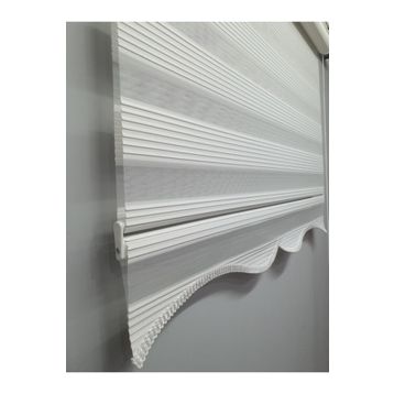 BBB MZ320 Dar Pliseli Zebra Beyaz 100x260 cm Stor Perde