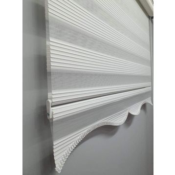 BBB MZ320 Dar Pliseli Zebra Beyaz 110x200 cm Stor Perde