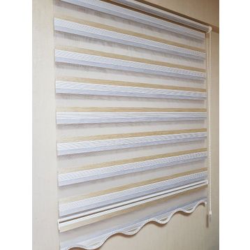 BBB MZ320 Dar Pliseli Zebra Beyaz 160x200 cm Stor Perde
