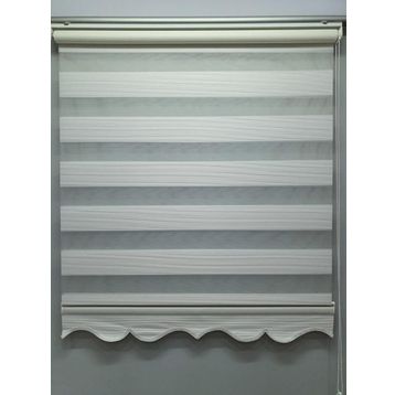 BBB MZ483 Mikro Pliseli Zebra Beyaz 160x200 cm Stor Perde