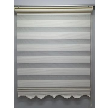 BBB MZ484 Mikro Pliseli Zebra Krem 160x200 cm Stor Perde