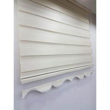 BBB MZ492-19 Bambu Krem 130x200cm Stor Zebra Perde