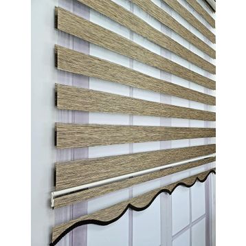 BBB MZ494 Bambu Kahverengi 130x260 Stor Zebra Perde