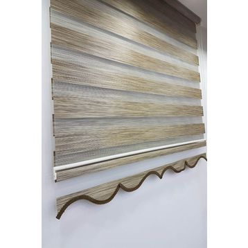 BBB MZ494 Bambu Kahverengi 90x200 Stor Zebra Perde