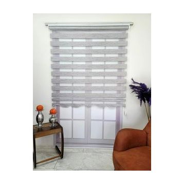 BBB MZ495 Bambu Gri Zebra 90x260 cm Stor Perde