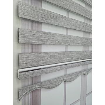 BBB MZ495 Bambu Gri Zebra 90x260 cm Stor Perde