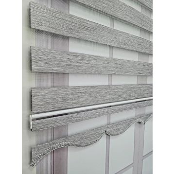 BBB MZ495 Bambu Gri Zebra 90x260 cm Stor Perde