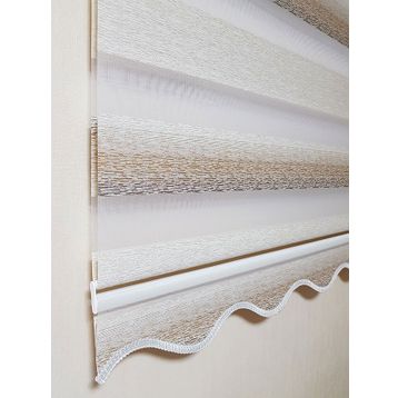 BBB MZ509 Krem 100x200 Stor Zebra Perde