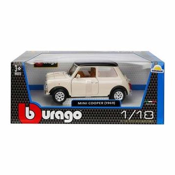 BBURAGO Burago 1:18 Mini Cooper 1969 Model Araba
