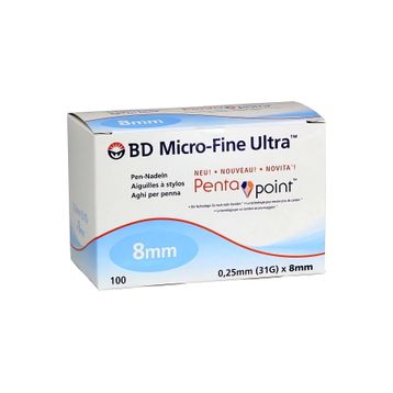 BD-Micro Fine Plus 0.25 mm 31 gr 8 mm Kalem İğnesi