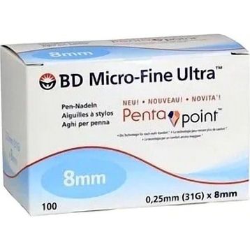 BD-Micro Fine Plus 0.25 mm 31 gr 8 mm Kalem İğnesi