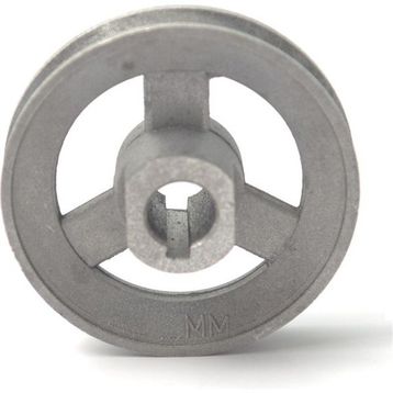 BDR 100 mm Motor Alüminyum Düz Kasnak