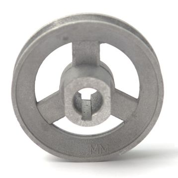 BDR 100 mm Motor Alüminyum Düz Kasnak