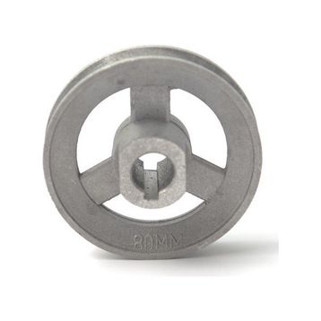 BDR 80 mm Motor Alüminyum Düz Kasnak