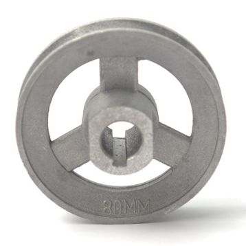 BDR 80 mm Motor Alüminyum Düz Kasnak