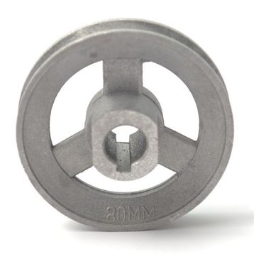 BDR 80 mm Motor Alüminyum Düz Kasnak