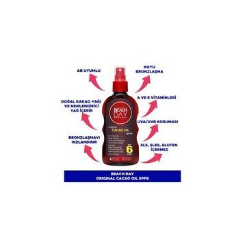 Beach Day 150 ml SPF6 Cacao Oil Sprey