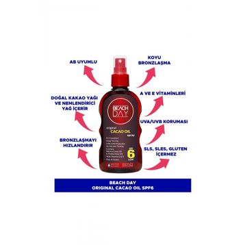 Beach Day 150 ml SPF6 Cacao Oil Sprey