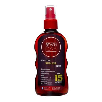 Beach Day Spf 15 Sprey 150 ml Bronzlaştırıcı Koruyucu Güneş Yağı
