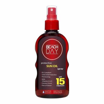 Beach Day Spf 15 Sprey 150 ml Bronzlaştırıcı Koruyucu Güneş Yağı