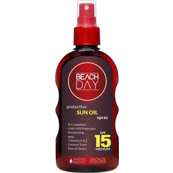 Beach Day Spf 15 Sprey 150 ml Bronzlaştırıcı Koruyucu Güneş Yağı