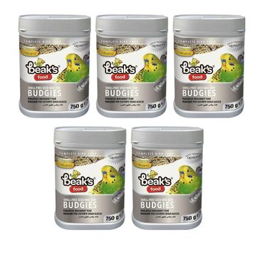 Beaks Kabuksuz 5x750 gr Muhabbet Kuşu Yemi
