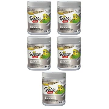 Beaks Kabuksuz 5x750 gr Muhabbet Kuşu Yemi